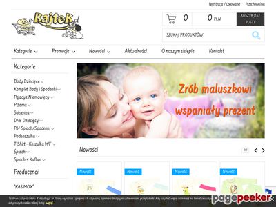 e-kajtek.pl - Sklep internetowy z wyprawką dla noworodka