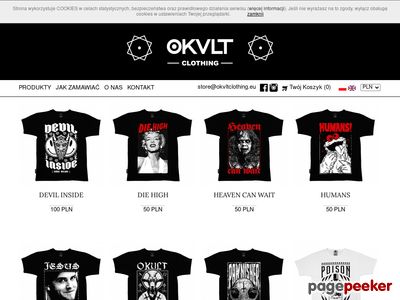 Okvlt Clothing koszulki i bluzy z nadrukiem sklep online